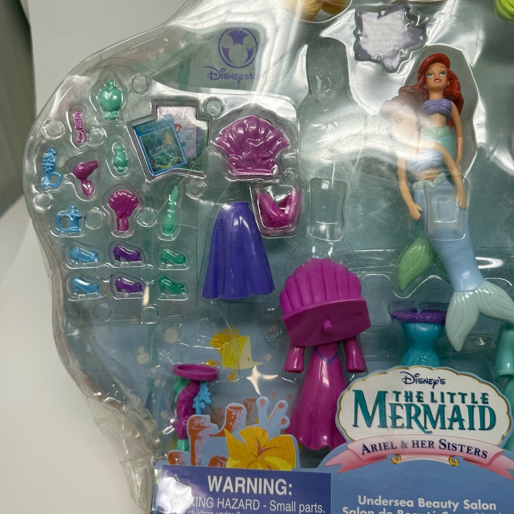 Vintage Disney Rare The Little Mermaid Favorite Moments Undersea Beauty Salon - Picture 4 of 11